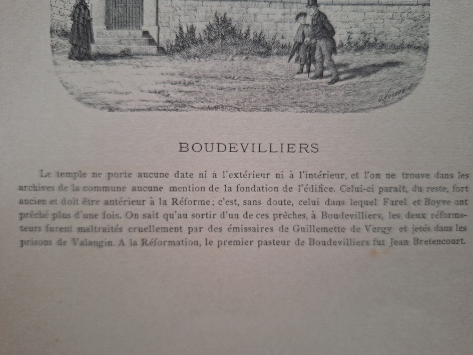 Gravures: BOUDEVILLIERS – D'occasion à Bevaix par bohrap 2
