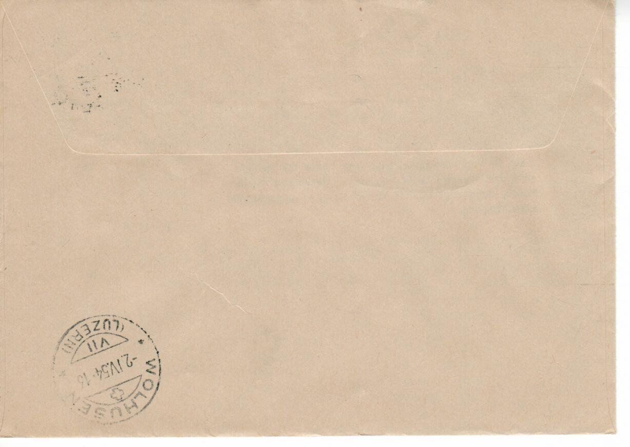 Tutti i francobolli: R-Brief Luzern Grabenstrasse 1954 – Usato da Wolhusen venduto da Curver9 1