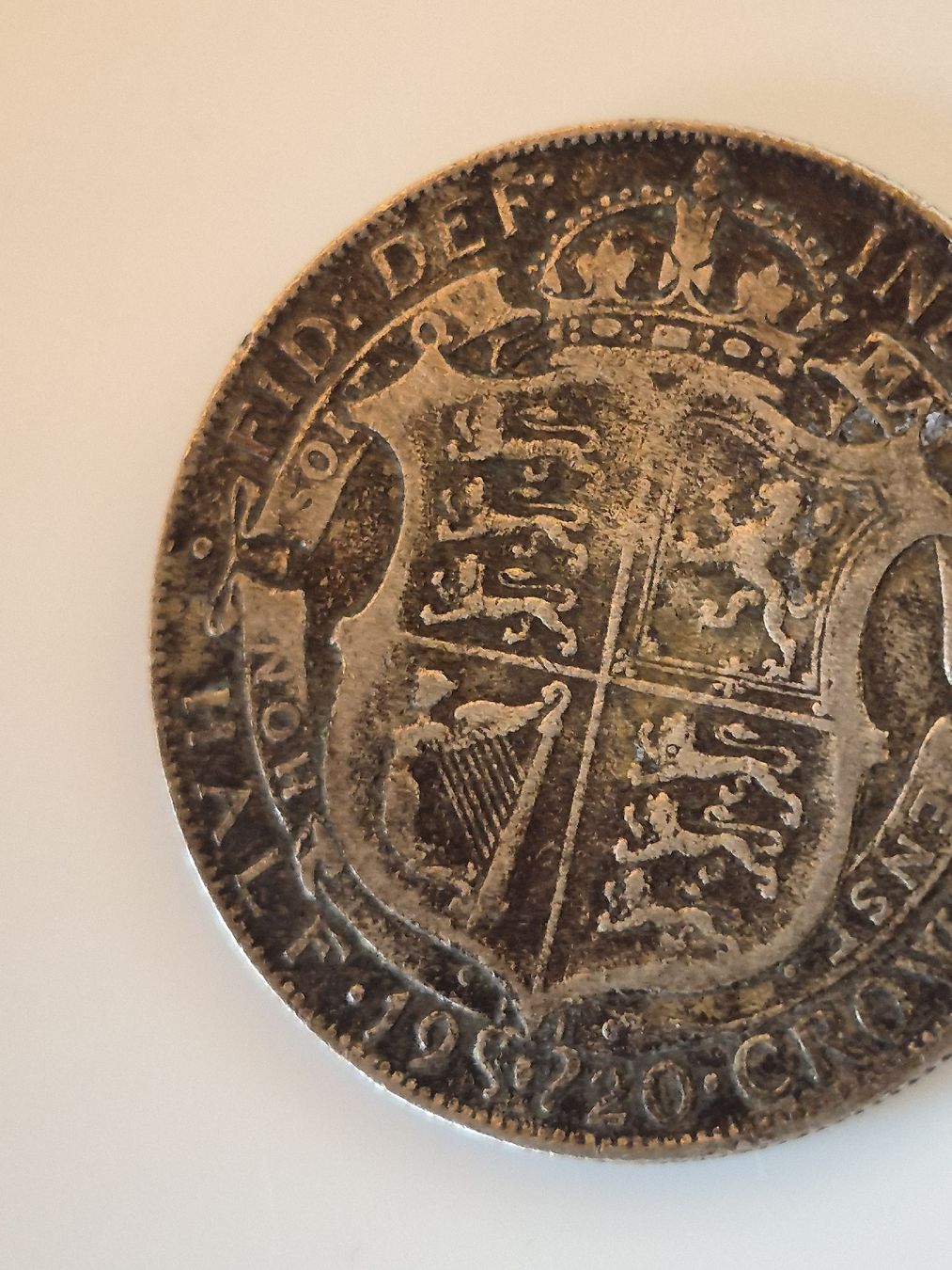 Alle Münzen: un demi crown datant de 1920 – Gebraucht aus Genève von kat_l8sy 2