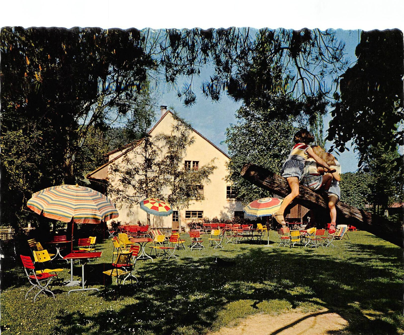 Cartoline postali: Rothenfluh, Ferienheim Asphof – Usato da Ottikon b.Kemptth. venduto da Neptun1974