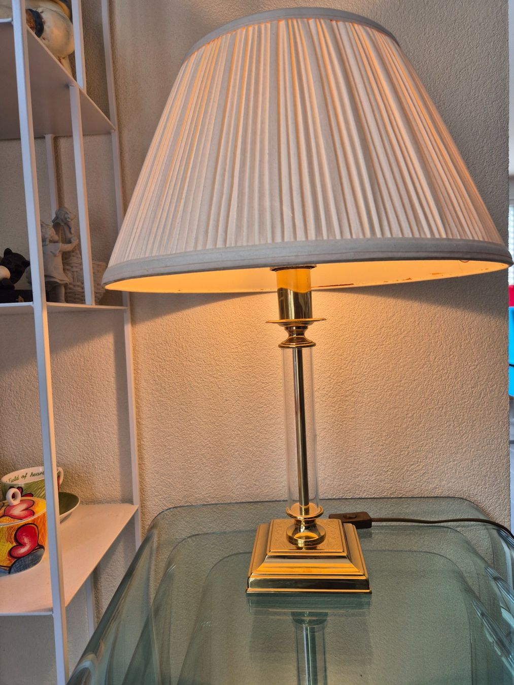Lampade: Lampe de table élégante, vintage dorée – Usato da Fully venduto da tameab 3