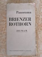 Panorama Brienzer Rothorn aus den 30er Jahren