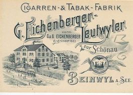 Beinwil AG Litho Eichenberger Dampflokomotive sehr gut erhal