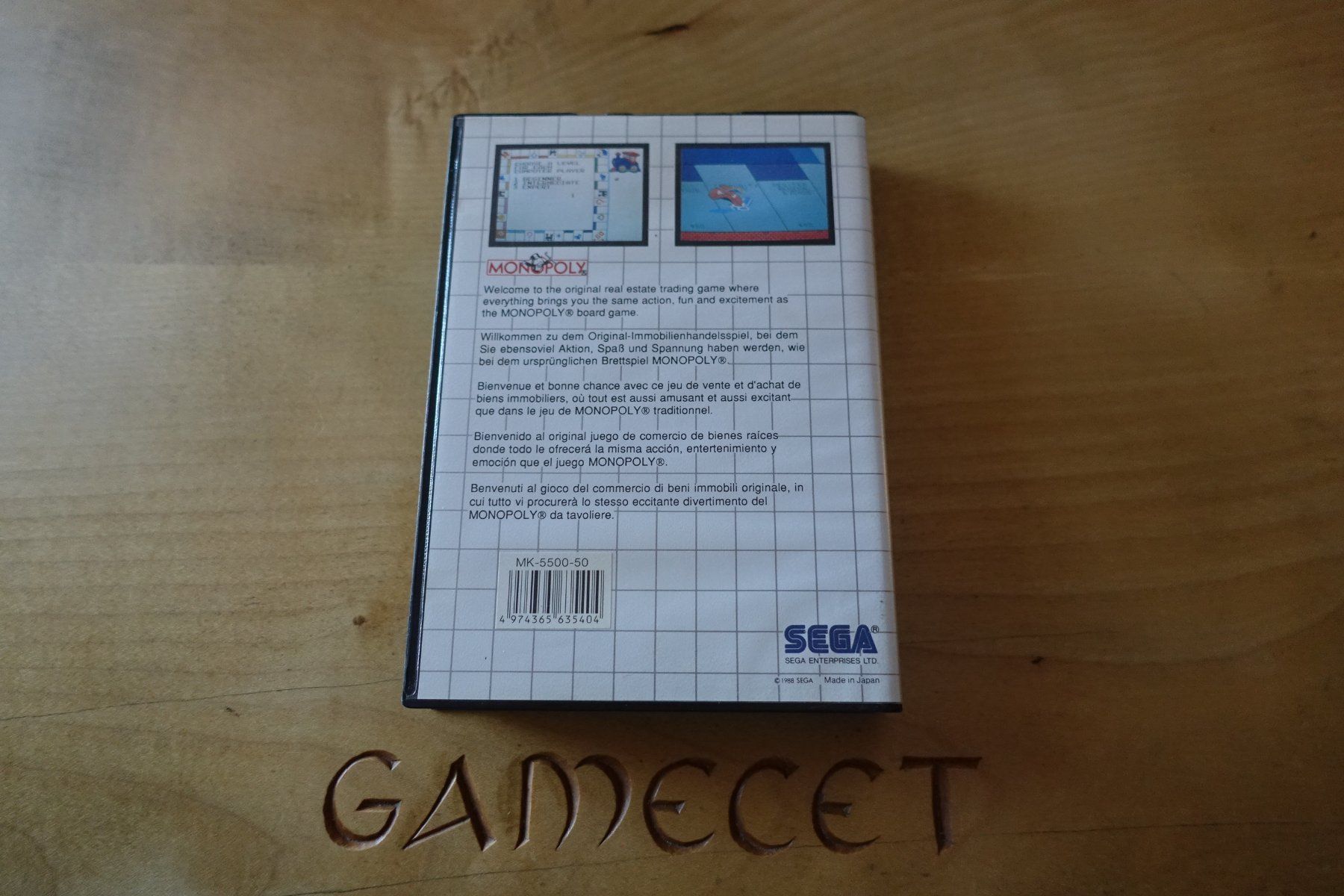 Sega Giochi: Monopoly - Sega Master System – Usato da Steinach venduto da Gamecet 2