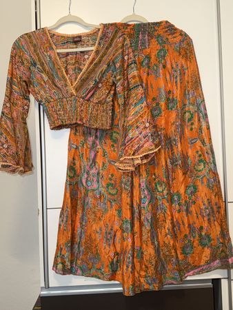 Hosen-Oberteil Set 100% SEIDE/ ONE SIZE