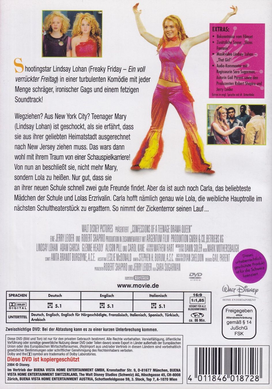 Tutti i DVDs: DVD ab Fr. 1.--, Bekenntnisse einer Highschool Diva – Usato da Lausen venduto da Mondeo10628 1