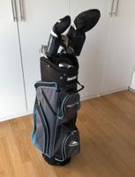 Longridge Damen Vektor Golf 9 Stück Set Rechts grau, blau