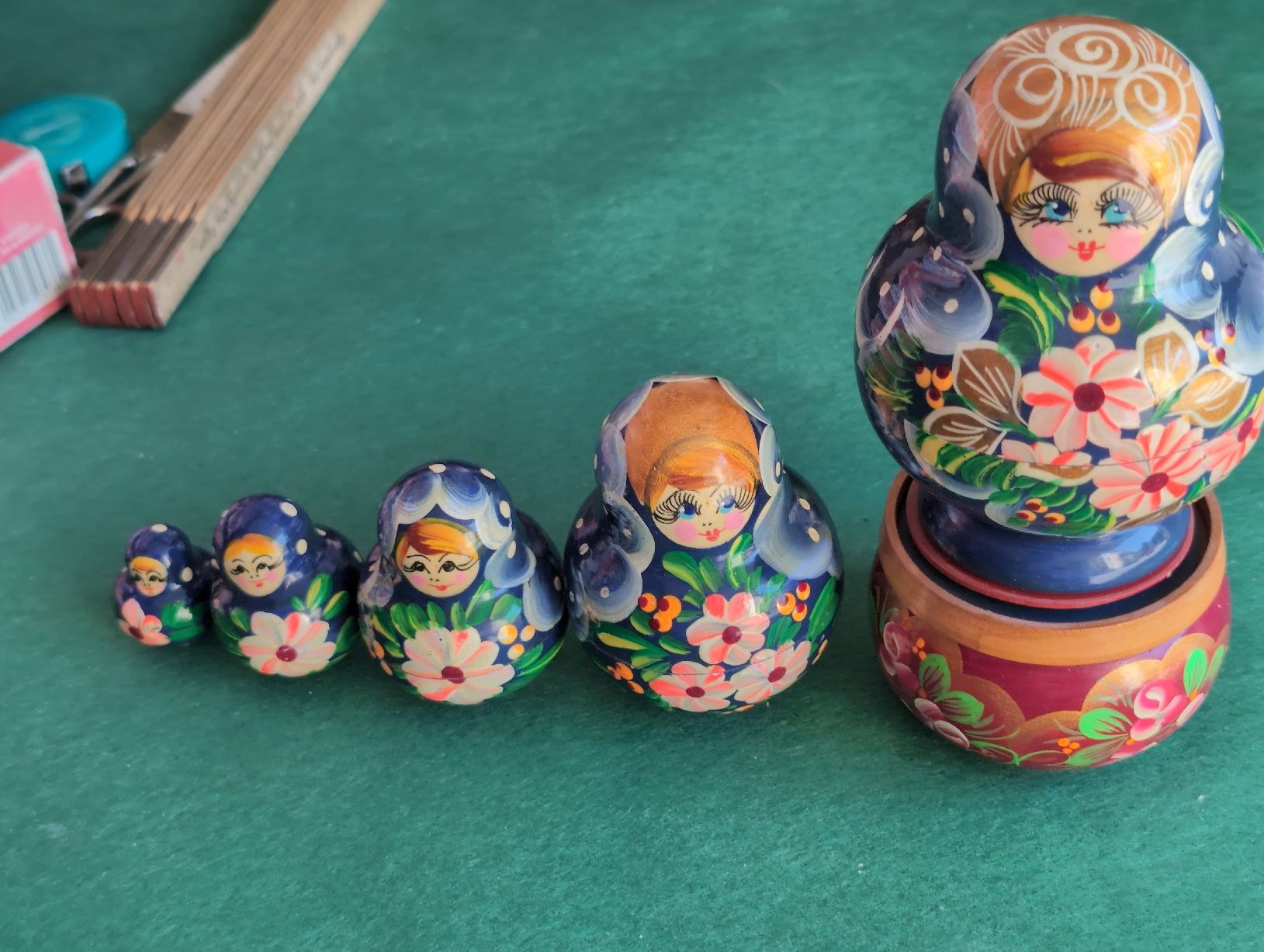 Statuette: Babuschka mit Musik und Drehung  – Usato da Bern venduto da berneroberlaenderin 4