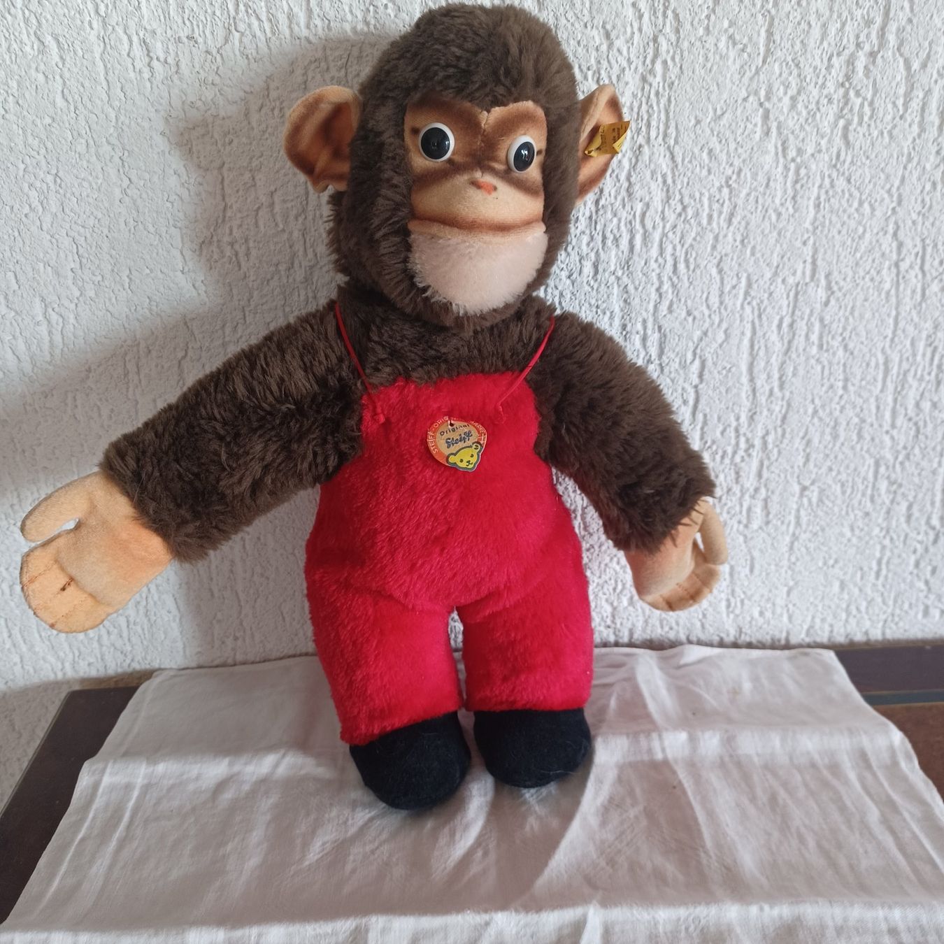 Steiff Giocattoli: Steiff Affe 40 cm gross um 1980 – Usato da Abtwil SG venduto da luupsy