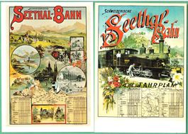 Schweizerische  Seethalbahn      2 Ansichtskarten