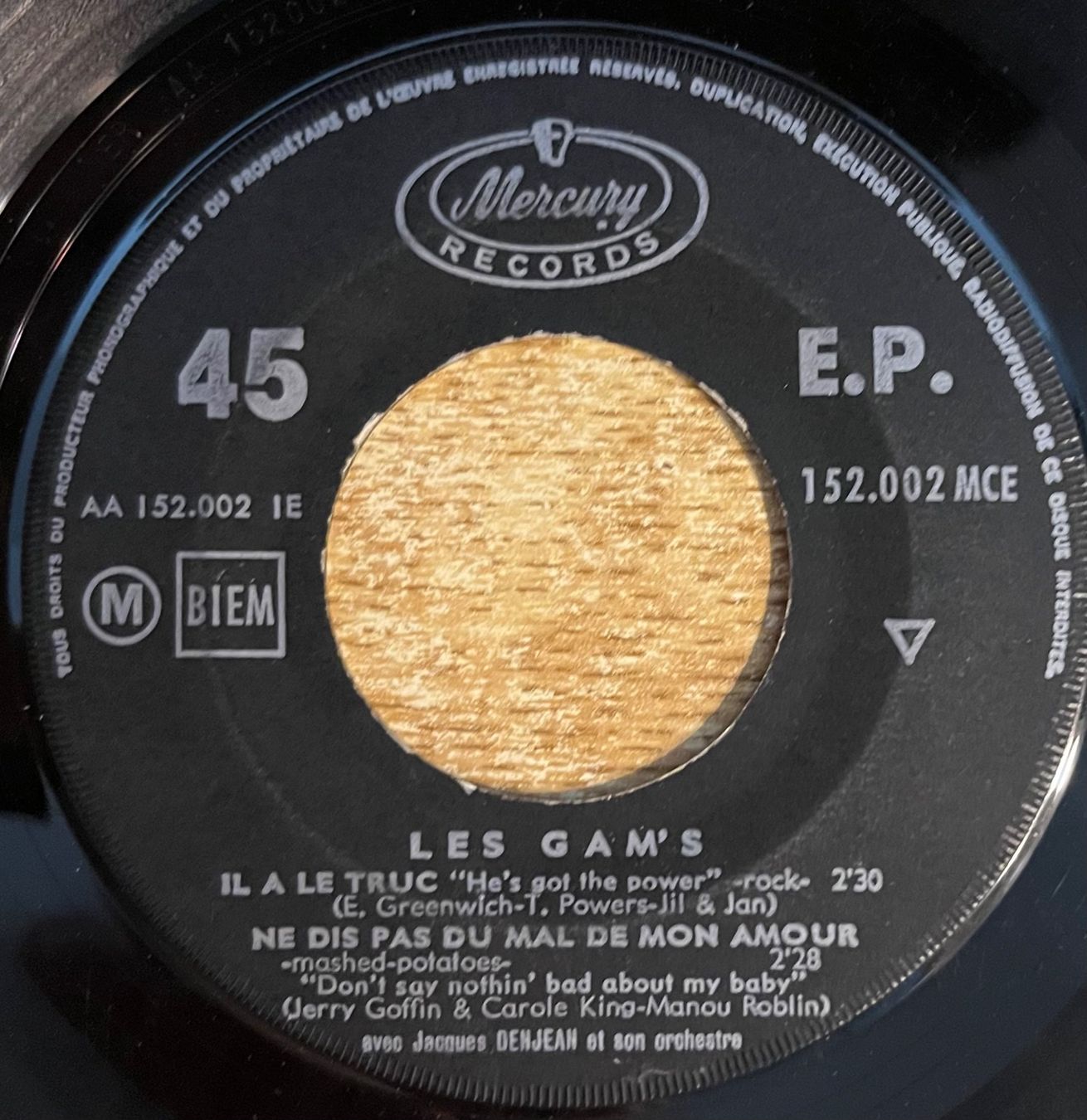 Dischi in vinile: LES GAM'S - IL A LE TRUC – Usato da Bussigny venduto da vinyl-pas-cher 2