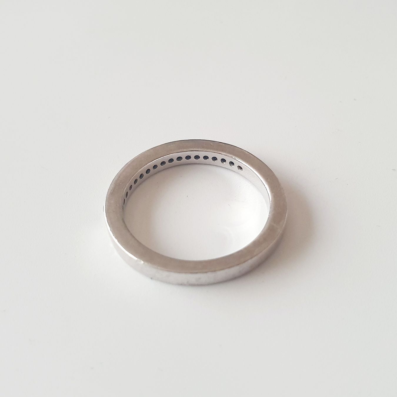 Anelli: Silber Ring Damenring   925  mit  Steinen Größe 18,2 mm – Usato da Kreuzlingen venduto da Wunderkiste123 3