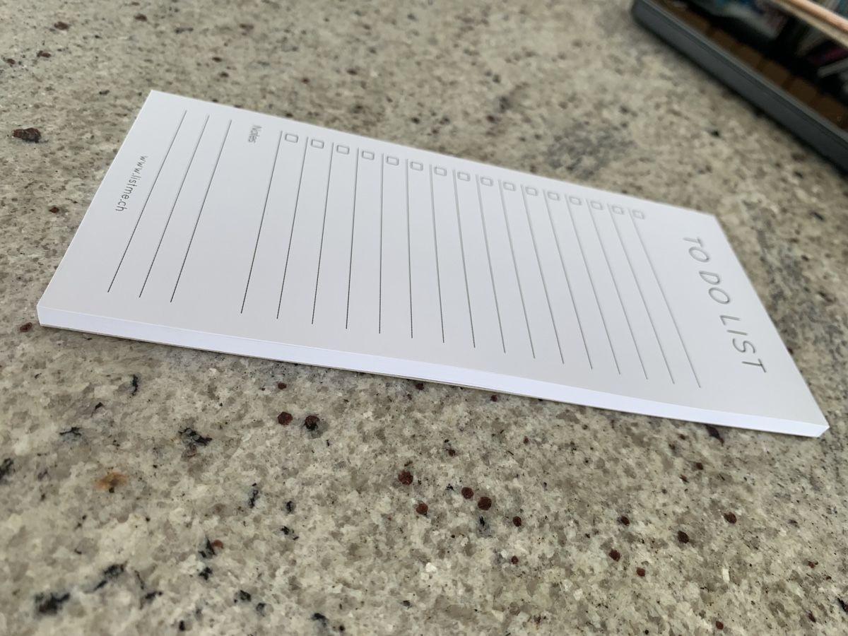 Blocchi: bloc-note "To Do List" - 10 x 21 cm, 50 pages – Nuovo e nell'imballaggio originale da Genève venduto da sunsustains 2