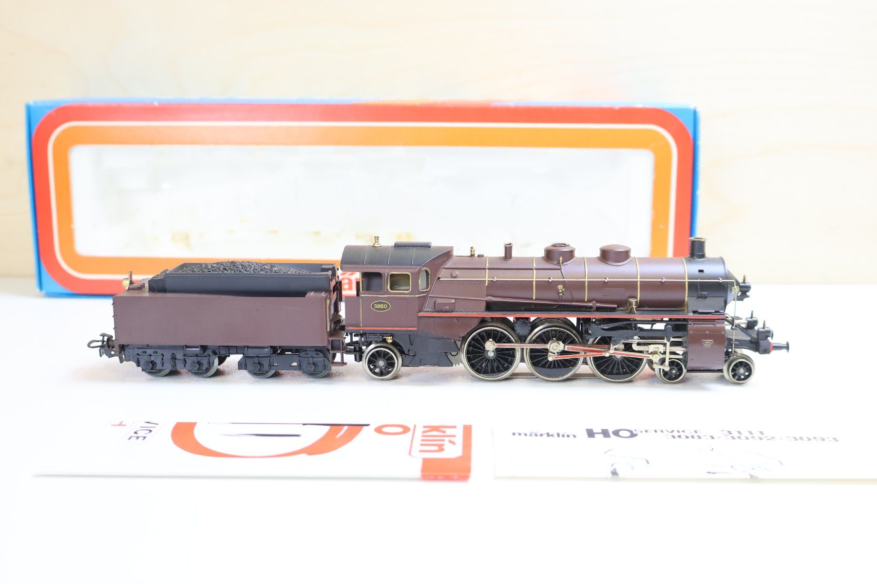 Märklin Modellini di ferrovie: Märklin Orient Express Dampflok  - H0 AC Top Modell – Usato da Winterthur venduto da Monstera 1
