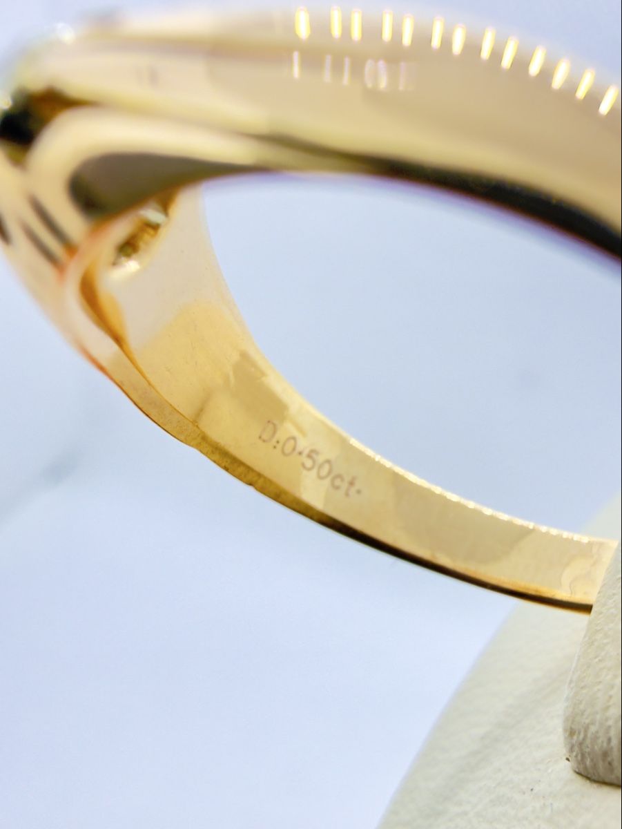 Anelli: 585 Gold Ring 050 Ct Brillant – Usato da Murg venduto da MTGold 3