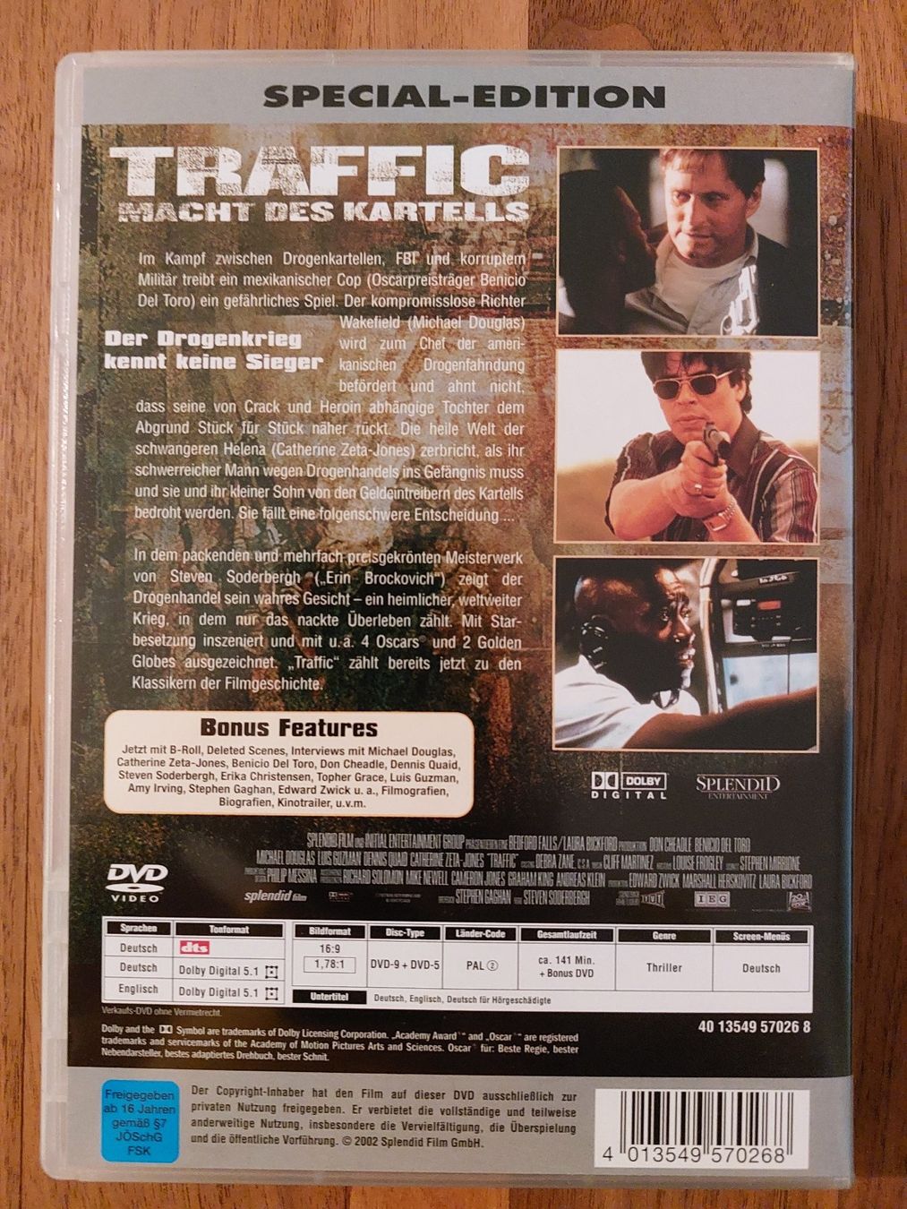 Alle DVDs: DVD - Traffic - Macht des Kartells – Gebraucht aus Rheinfelden von FilmAuktion 1