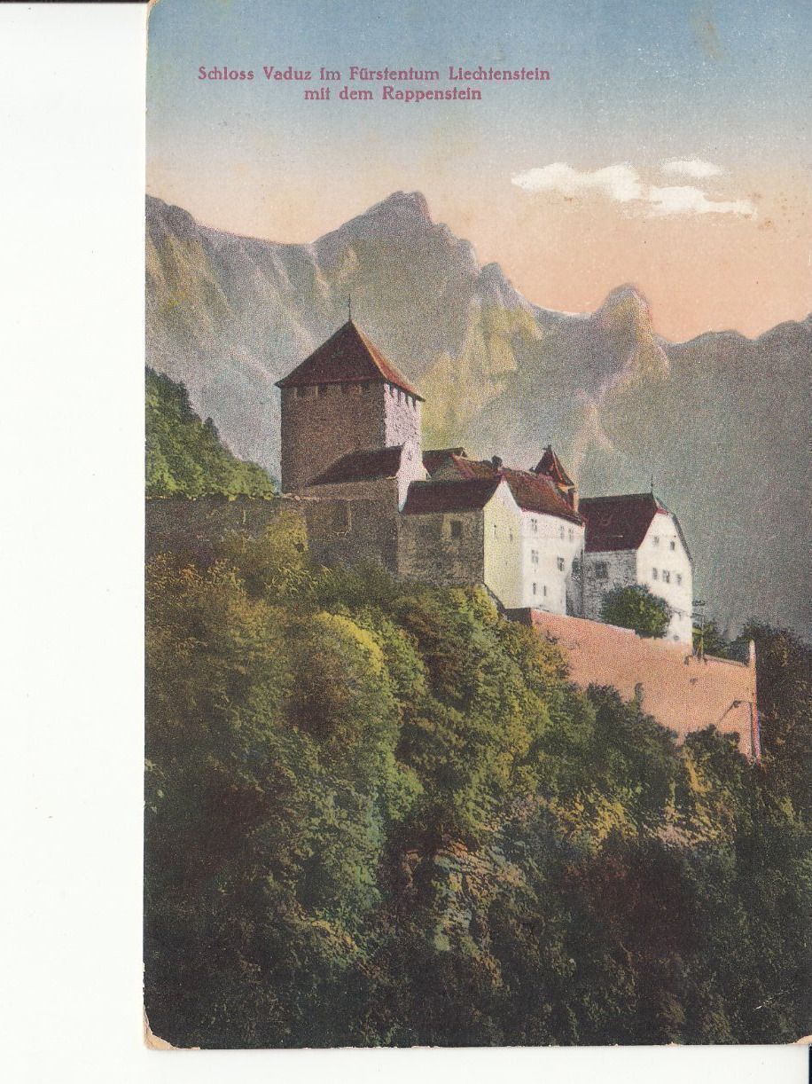 Cartoline postali: Vaduz 1923 – Usato da Bürglen TG venduto da StampGraf