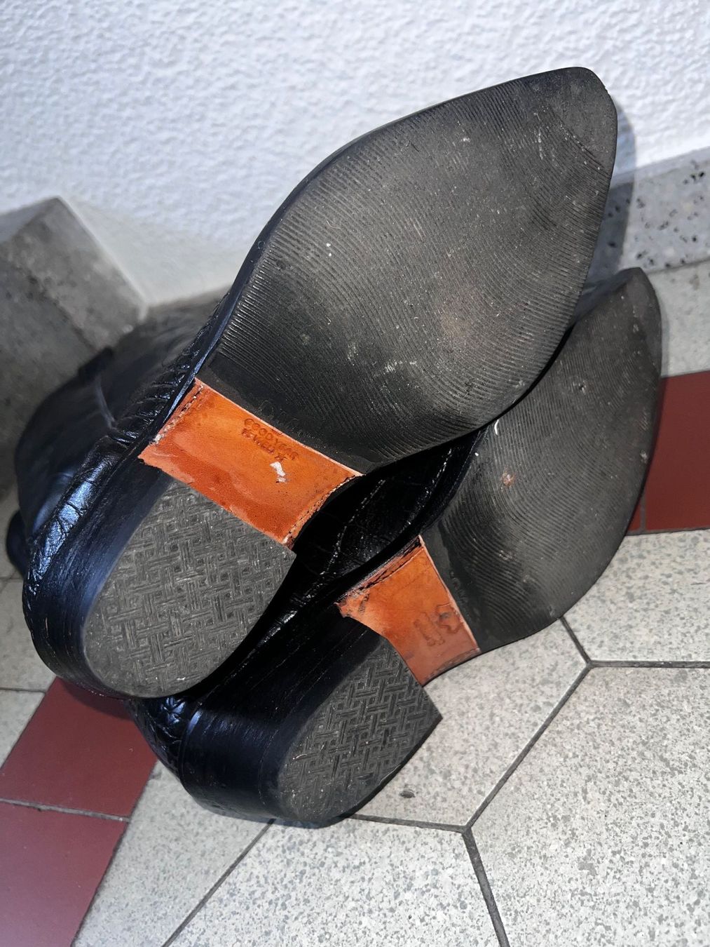 Scarpe da donna: Lederstiefel Gr.38 "Cowboy-Kroko-Style" – Usato da Zürich venduto da Mailfree 8