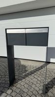 Stebler Briefkastenanlage für 2 Parteien, Anthrazit-Grau