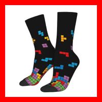 Tetris Socken Retro Game Boy Nintendo Blocks Game Spiel