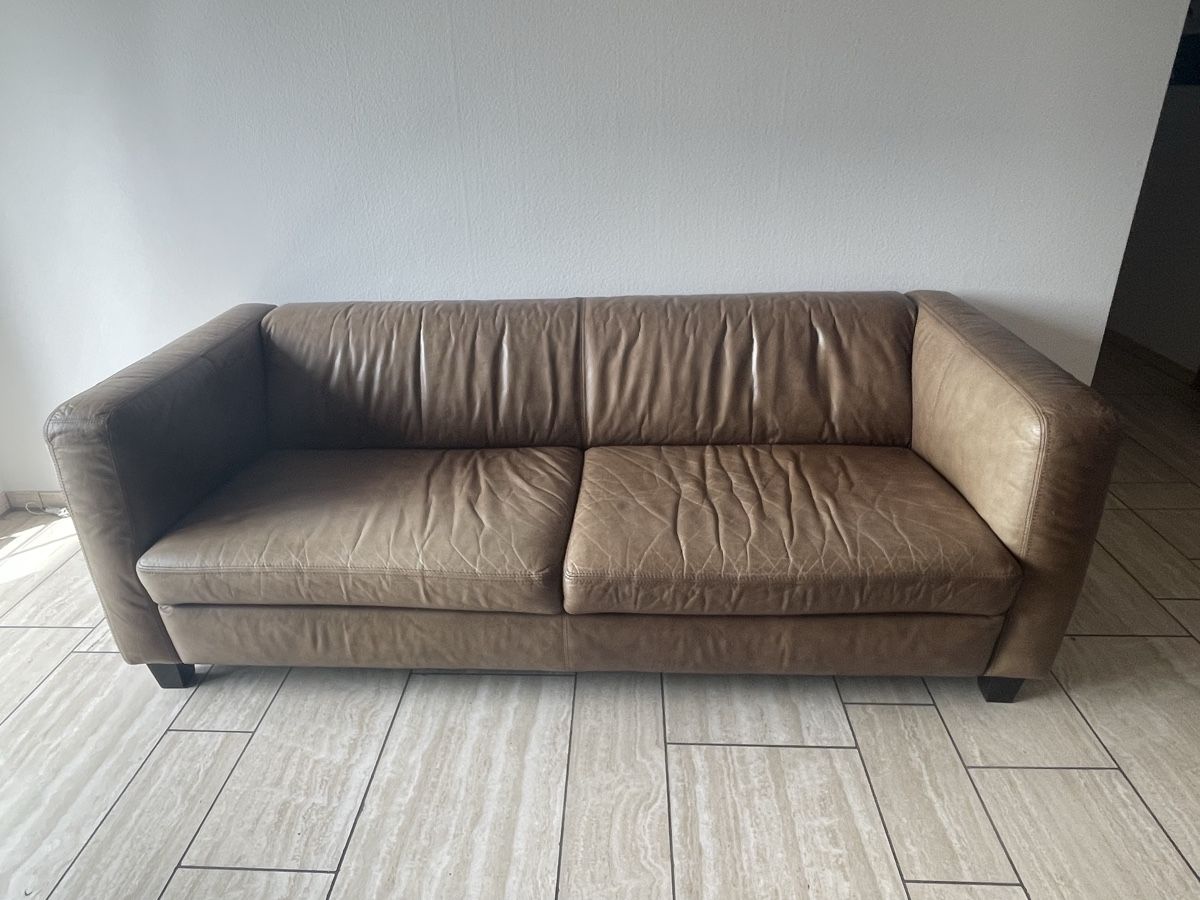 Divani: Vintage Ledersofa – Usato da Lufingen venduto da Suschilu