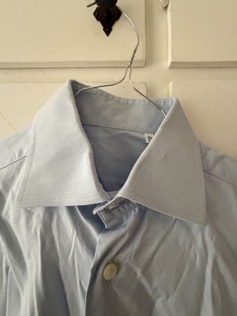 Camicia uomo azzurra taglia 40 Condizioni discrete