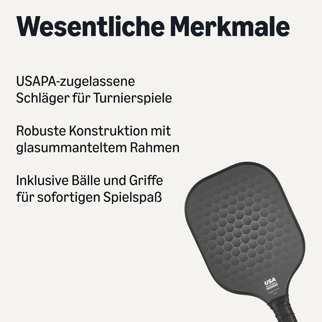 Schläger: Pickleball Set 2 Schläger 4 Bälle USAPA – Neu und originalverpackt aus Suhr von SchnapperCH 1