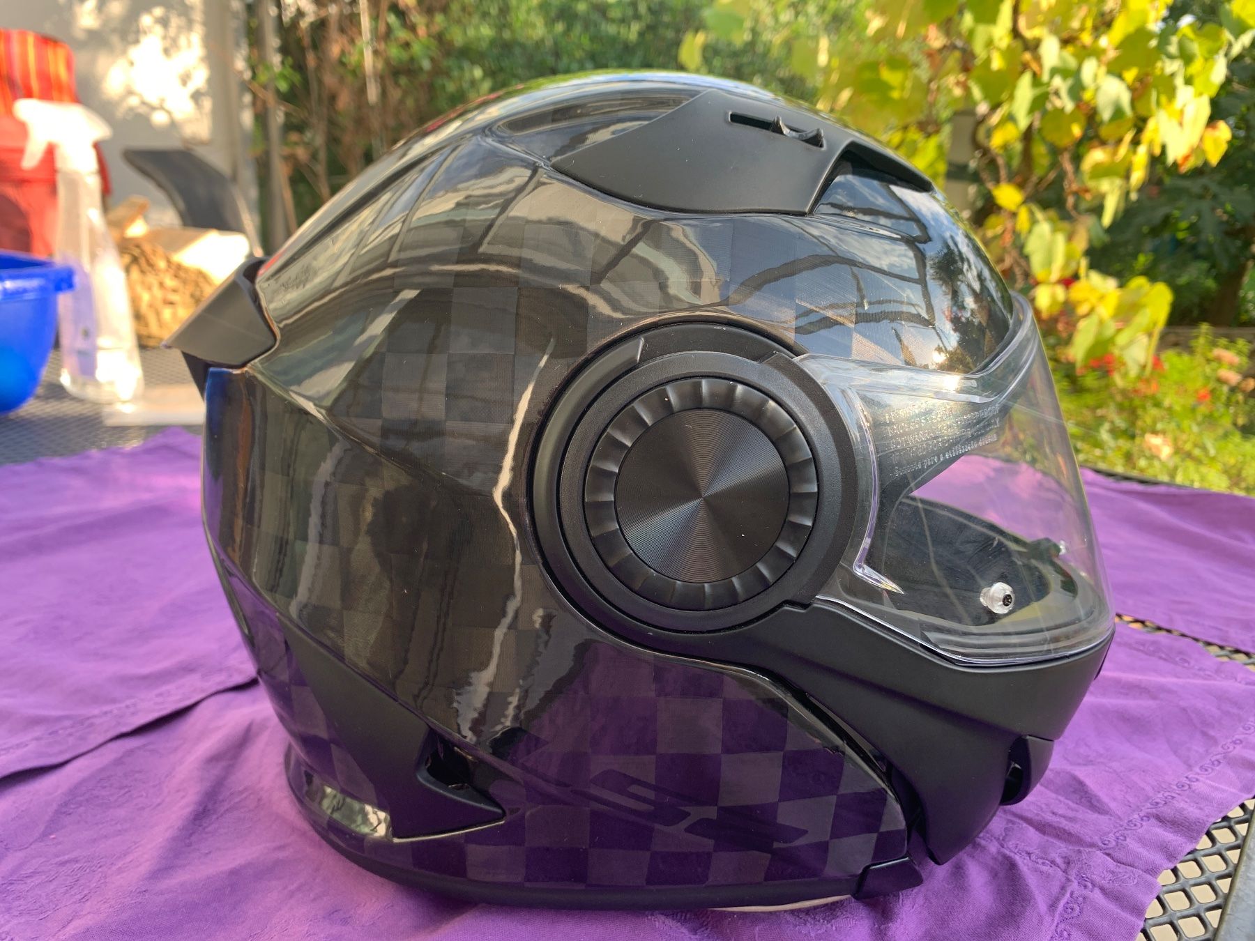 Caschi & visiere: Motorradhelm Vortex Carbon ECER22-05 Grösse L mit Com-system – Usato da Wetzikon ZH venduto da bluemli747 1