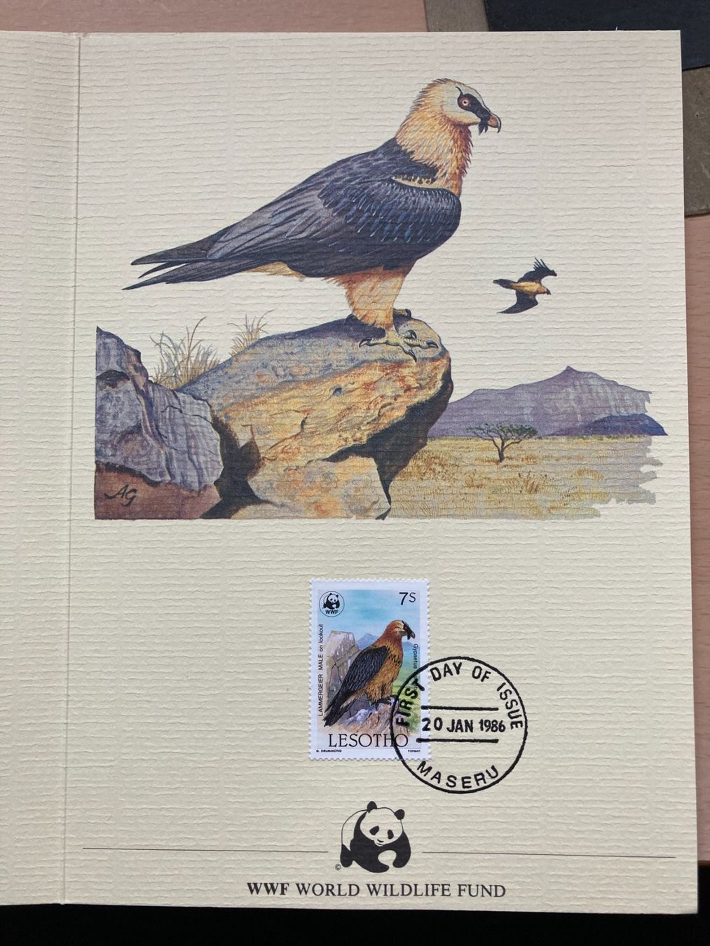 Tutti i francobolli: WWF 1986 Lesotho Bartgeier Spendenblatt – Nuovo (secondo la descrizione) da Liestal venduto da schnueps