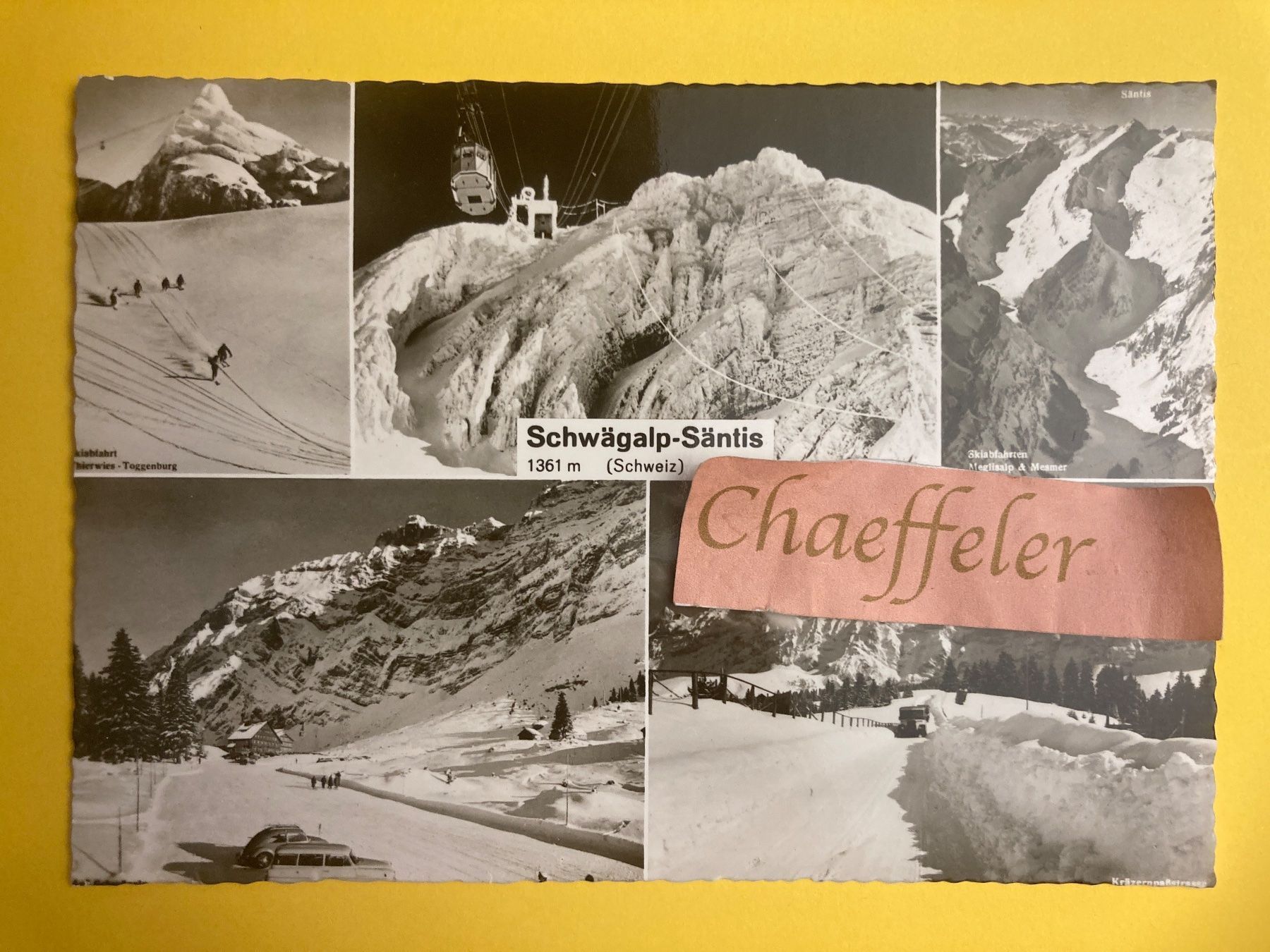Cartoline postali: 1967 Schwägalp-Säntis – Usato da Zürich venduto da Chaeffeler