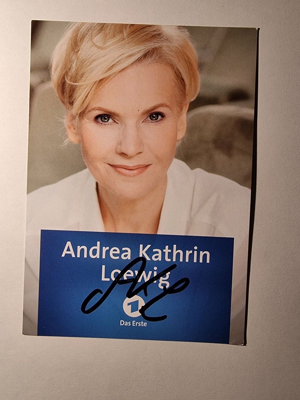 Autografi: Andrea Kathrin Loewig Originalautogramm – Usato da Winterthur venduto da Christinakim