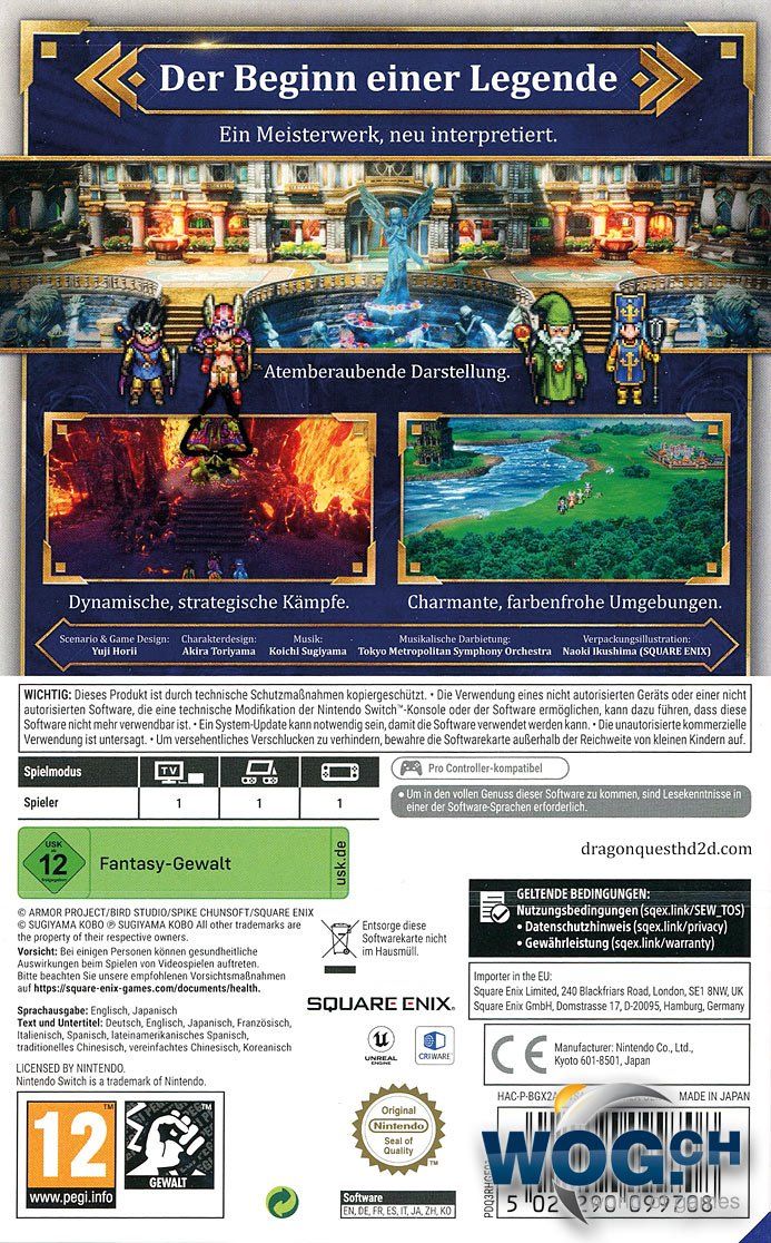 Nintendo Giochi: Dragonquest 3 HD – Nuovo (secondo la descrizione) da Bütschwil venduto da VanZan 1