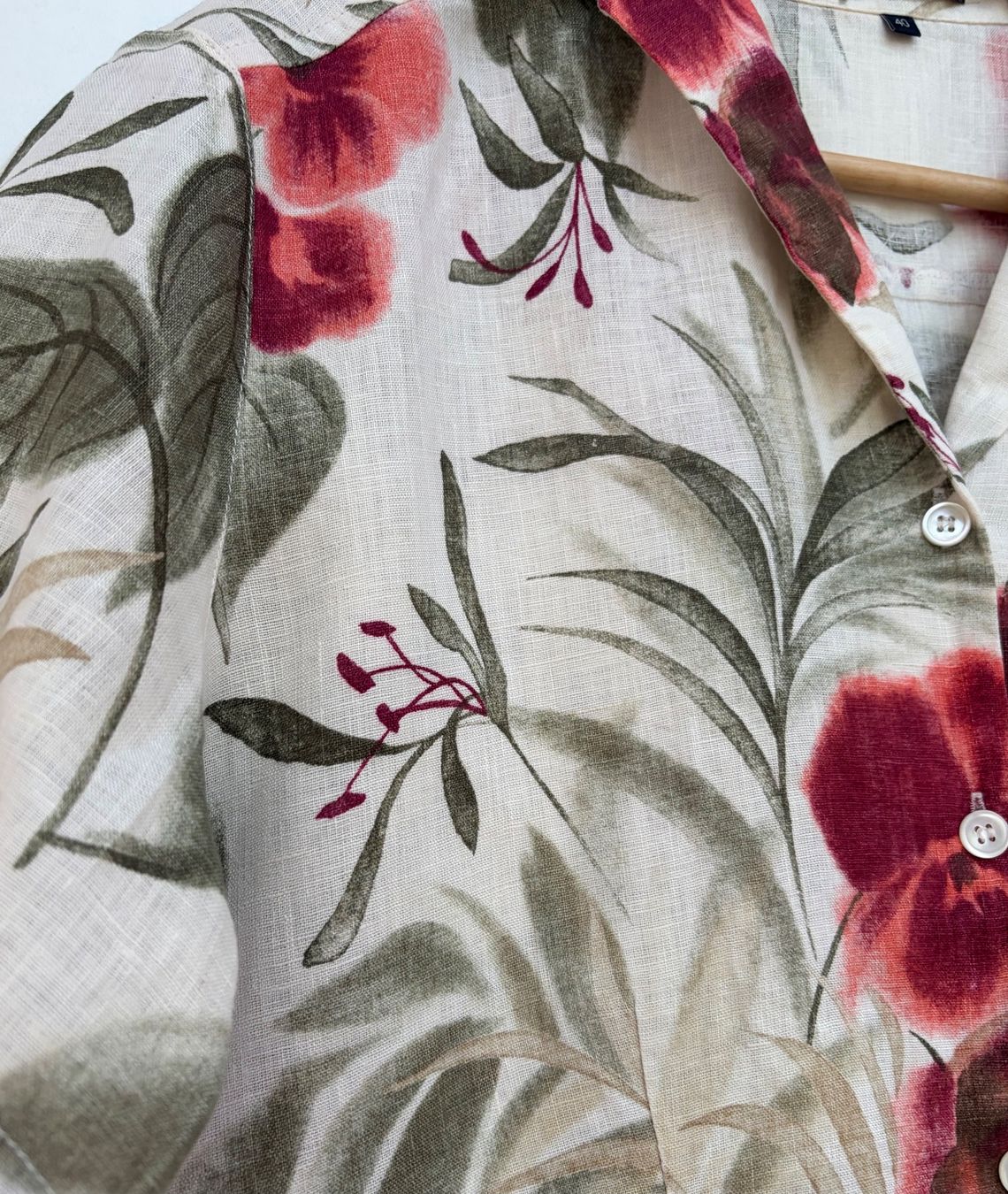 Blusen: Bianca Leinen Bluse Gr.40 – Gebraucht aus Unterägeri von Jutka_04 1