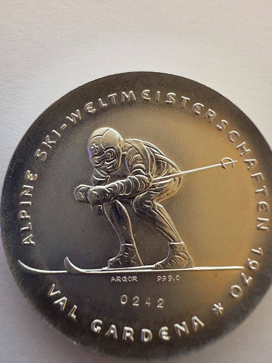 Medaglie: Silbermedaille 1970 Ski – Usato da Murten venduto da Tzaugg 3