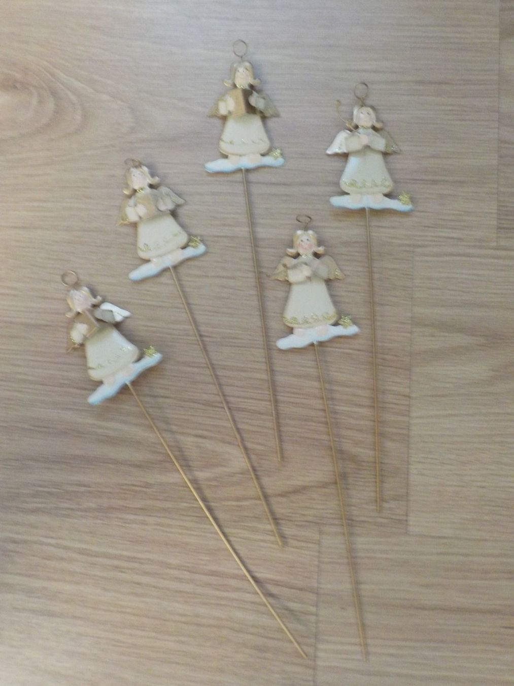Tutte le decorazioni: Weihnachten, 5 Steckengel (1) – Nuovo (secondo la descrizione) da Muri b. Bern venduto da Eventverkauf