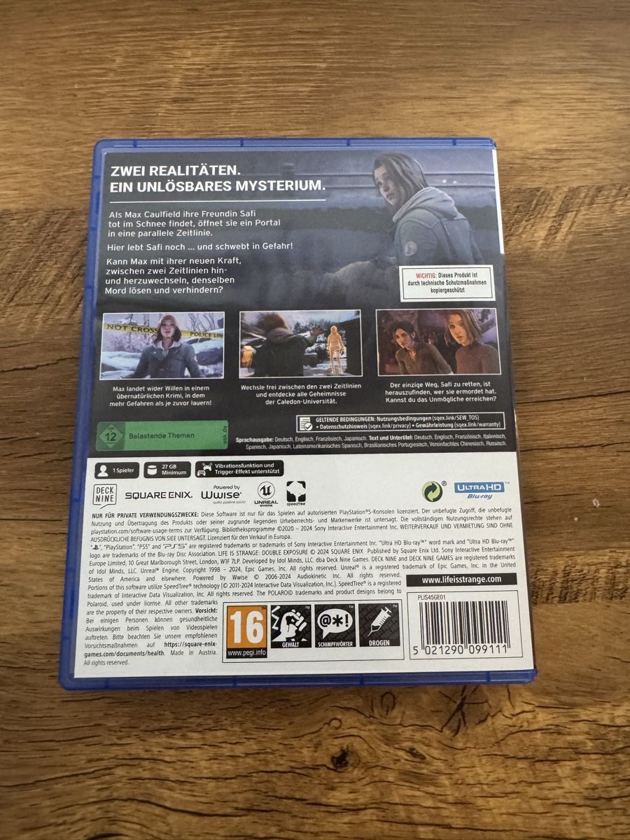 Sony Giochi: Jeu PS5 Life is Strange Double Exposure  – Usato da Brügg BE venduto da Goob 1