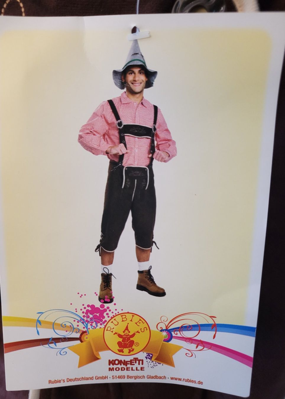 Costumi: Tirolerhose Herren Grösse 50 Neu – Nuovo e nell'imballaggio originale da Oberuzwil venduto da aseinkaufswelt 2