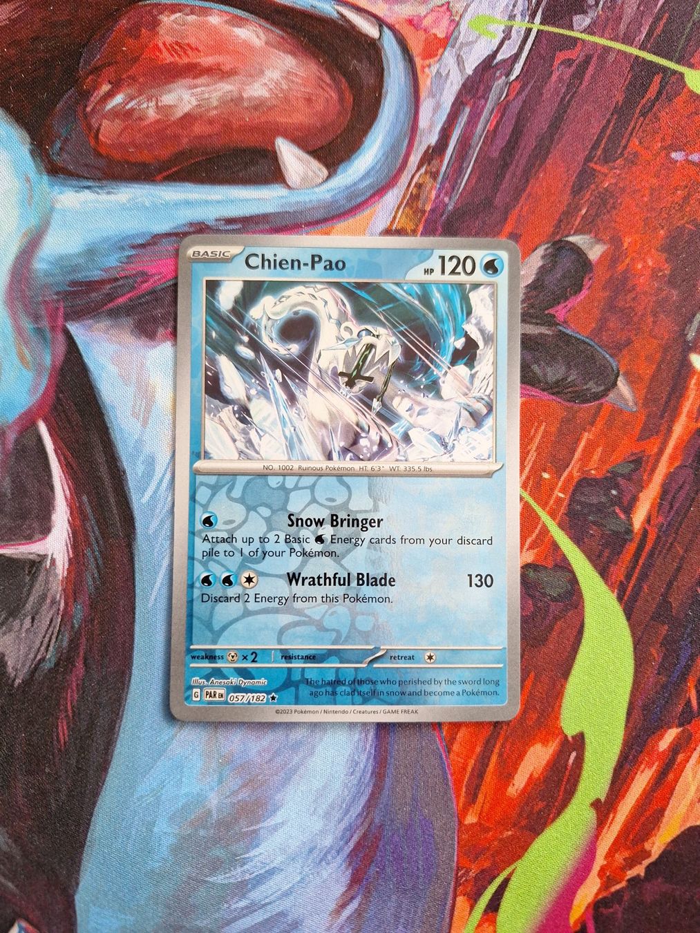Pokémon Sammelbilder & Trading cards: Chien-Po - Reverse Holo - Pokemon Paradox Rift – Gebraucht aus Altstätten SG von GGsGameshop
