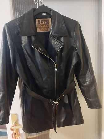 Damen Motorradjacke Leder Grösse DL