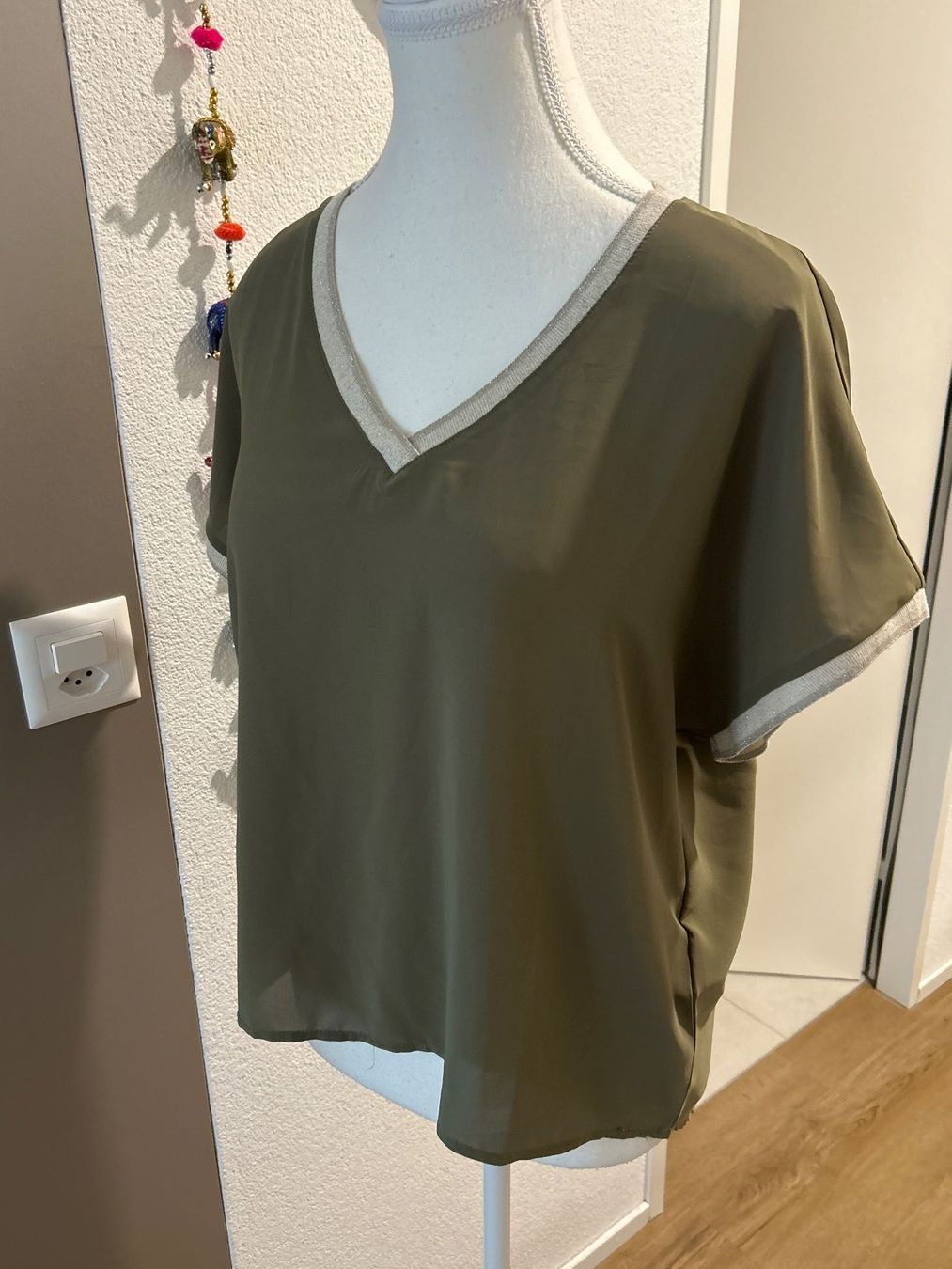 Blusen: Blusenshirt olive von Motivi Gr. S – Gebraucht aus Brunnen von Nala2929 4