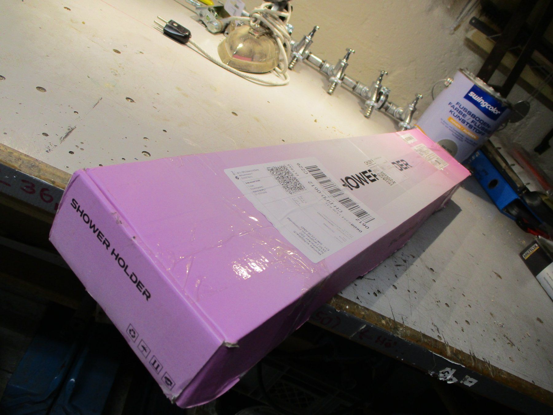 Sonstiges für das Badezimmer: DUSCHGLEITSTANGE SCHWARZ NEU DESIGN – Neu und originalverpackt aus Langnau i. E. von Superseven69 1
