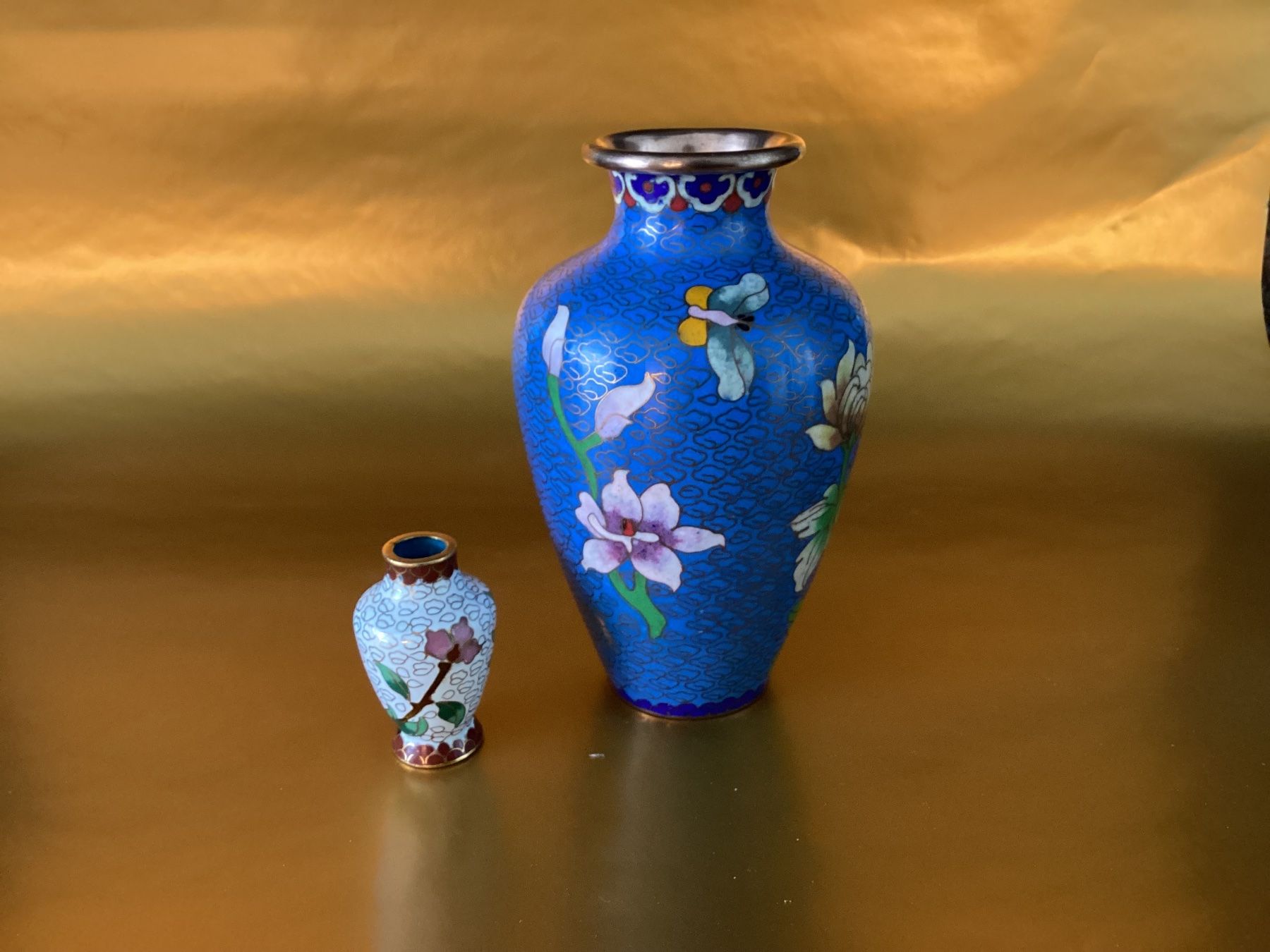 Vasi & Recipienti: Jingfa  / 2 Blumenvase Cloisonné /  Metall – Usato da Beinwil am See venduto da kae_gh7c 1