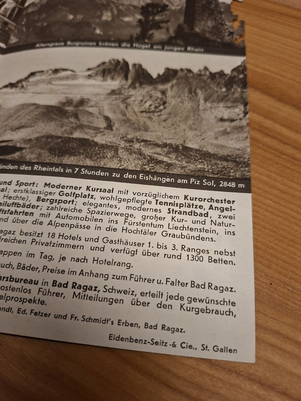 Documenti: Bad Ragaz Thermalbad Proschüre 1936 – Usato da Ganterschwil venduto da HeidiuPeter 8