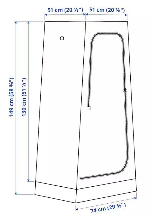 2x IKEA VUKU Kleiderschrank Stoff / Garderobe, 51cm Tiefe! Kaufen auf
