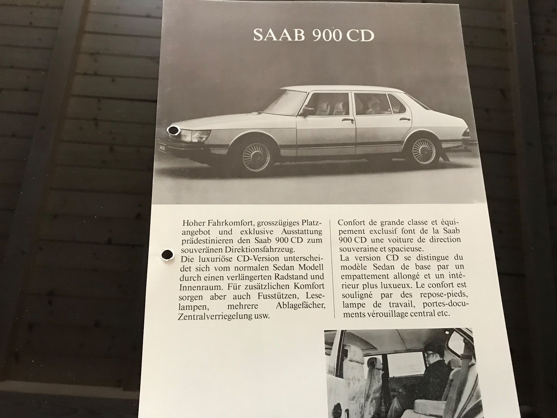Saab Dokumente: Saab Prospekt und Preisliste – Gebraucht aus Balterswil von Jeko1967 3