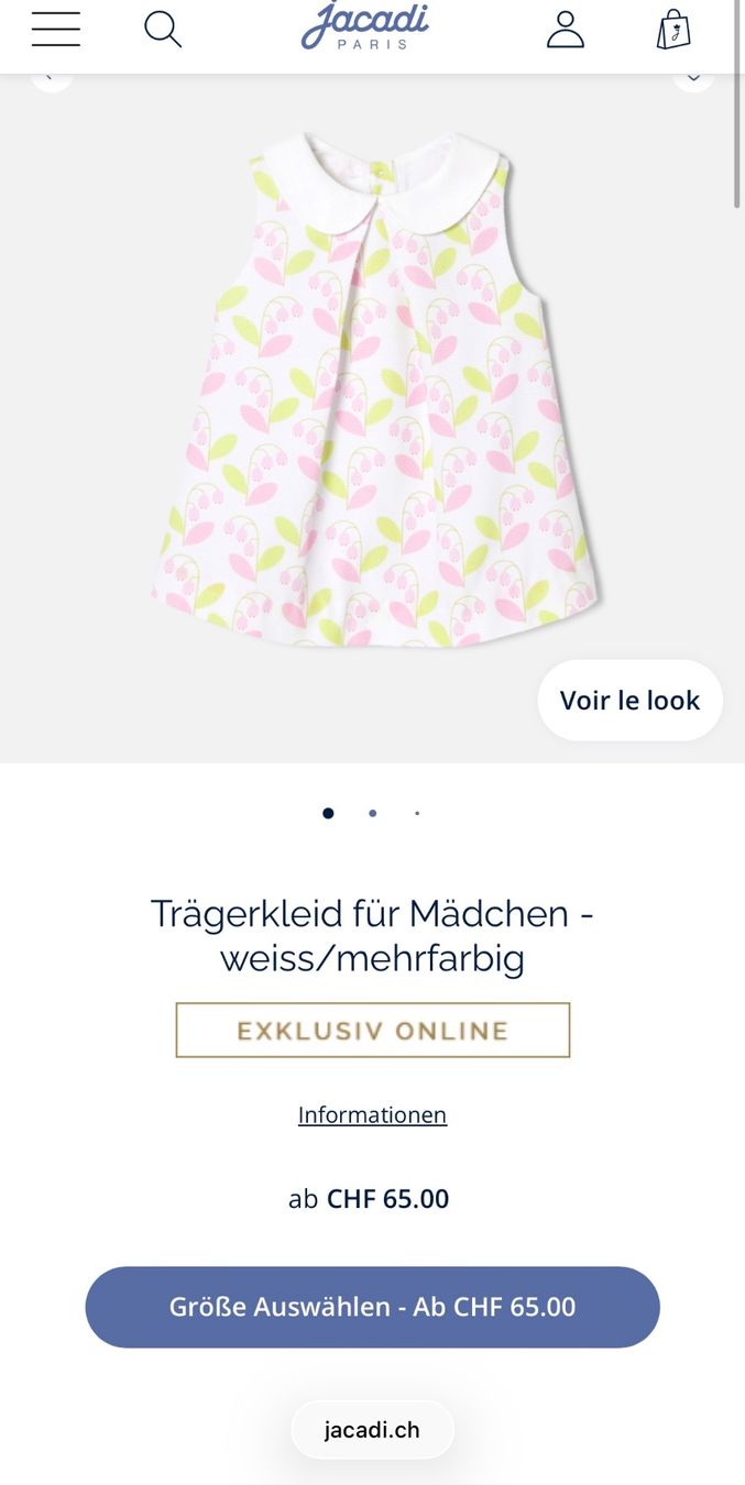 Jacadi Kleider & Röcke: Jacadi Paris Kleid Gr. 74 / 12 Monate – Neu (gemäss Beschreibung) aus Root von AmiraAe 3