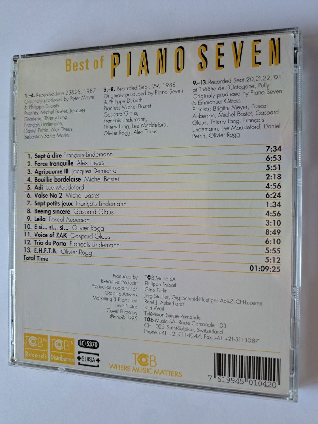 CD: Cd Best of Piano Seven  – Usato da Pully venduto da bro_n52j 1