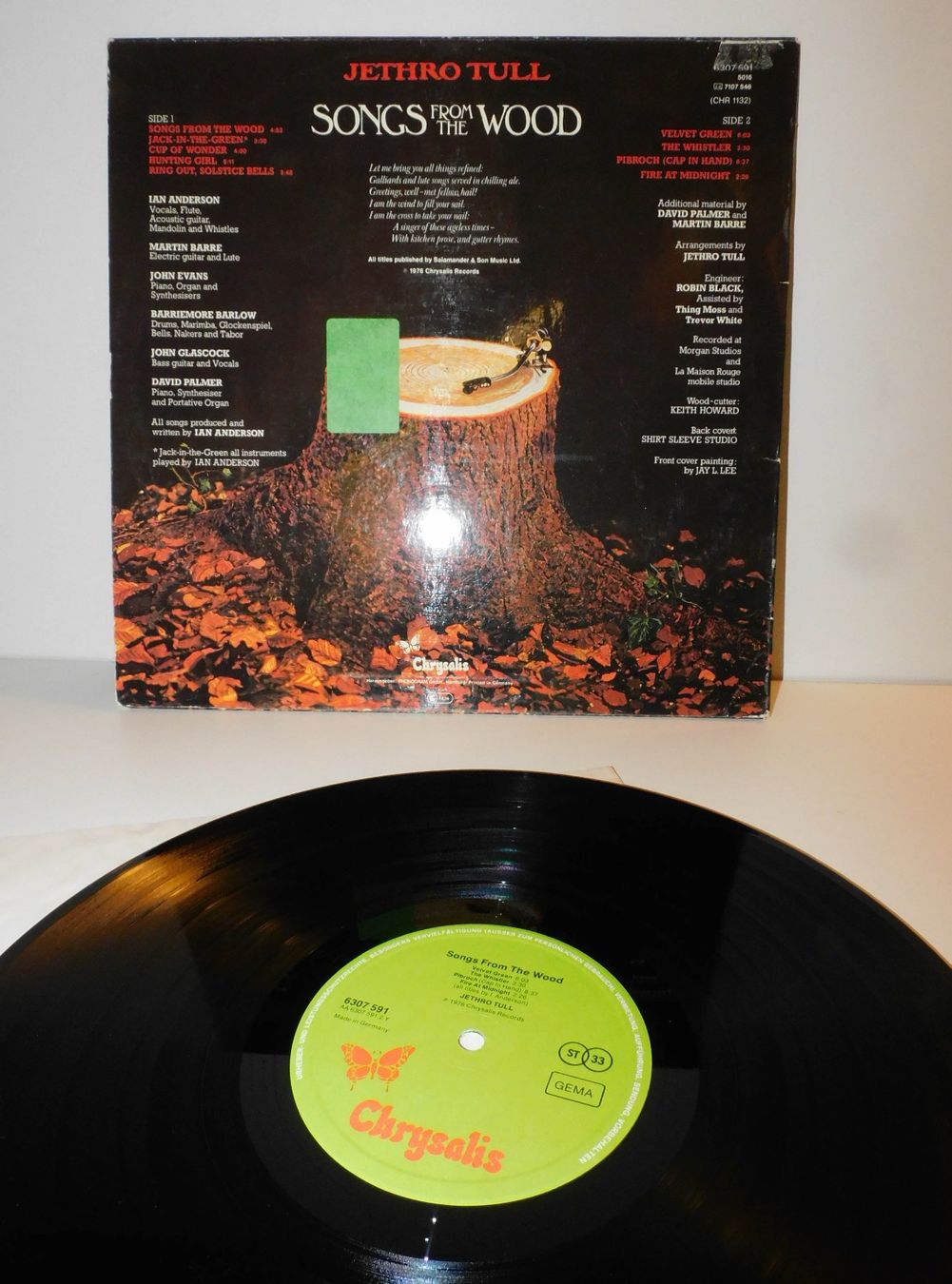 Dischi in vinile: LP Jethro Tull - 1976 Schallplatte ..Songs – Usato da Sursee venduto da 76 3