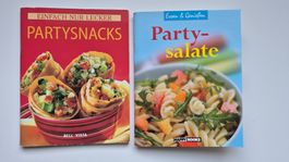 Bücherpaket  PARTY /  APERO  🥗🧇🌮  Salate & Snacks