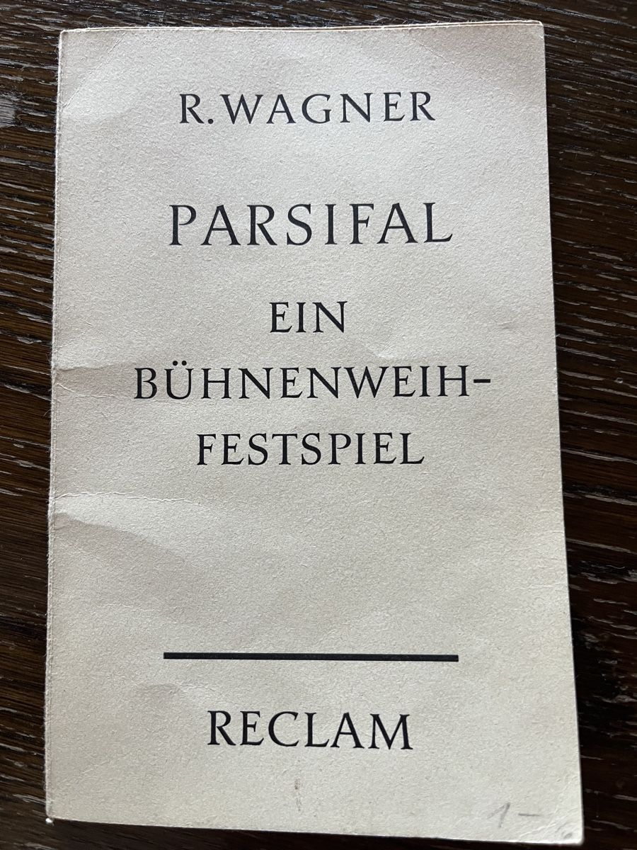 Libri: R. Wagner - Parsifal - Reclam 1958 – Usato da Winterthur venduto da Mmagu